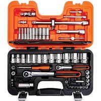 Bahco S560 0.25/ 0.5-inch Square Drive Met Socket Set