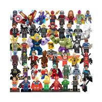 48Pcs Marvel Avengers Super Heroes Mini Figures Dc Block Set Fit Lego