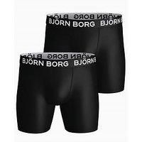 Bjorn Borg Performance Boxer 2P Black