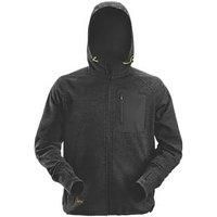 Snickers FlexiWork Fleece Hoodie Black Medium 39" Chest (156HH)