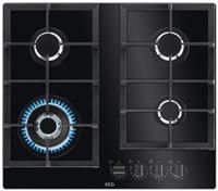 AEG HKB64420NB 59cm Gas Hob - Black, Black