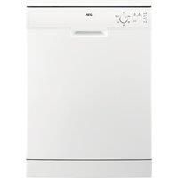 AEG FFX52607ZW Dishwasher 5000, Freestanding Dishwasher with AirDry Technology, Delivers Up To 3x Better Drying Performance, 13 Settings, Quik Program, 48 dB, 60cm, White, Class E