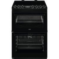 AEG CIX6540ACB Electric Cooker with Double Oven - Black