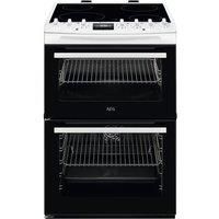 AEG CCX6740ACW Electric Cooker with Double Oven - White