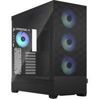 Fractal Design Pop Xl Air Rgb Black Tg Gaming Case W/ Clear Glass Window E-Atx H