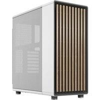 Fractal Design North Chalk White - Wood Oak front - Mesh side panels - Two 140mm Aspect PWM fans included - Intuitive interior layout design - ATX Mid Tower PC Gaming Case