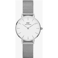 Daniel Wellington Petite Sterling, Silver Watch, 28mm, Mesh, for Women