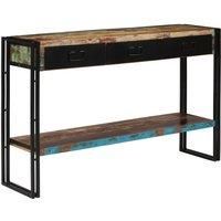 Console Table Solid Reclaimed Wood 120x30x76 cm