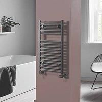 Towelrads Pisa Straight Towel Rail Radiator - Anthracite 800x400