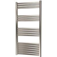 Eton Brushed Aluminium Heated Towel Rail  1000 x 500mm