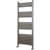 Towelrads Eton Heated Towel Rail - Brushed Aluminium 1200 x 500mm