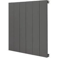 Towelrads Ascot Single Anthracite Aluminium Designer Radiator - 60 X 61Cm