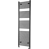 Towelrads Pisa Premium Towel Radiator 1800mm x 400mm Black 2443BTU (969RY)