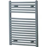 Towelrads Pisa Silver Grey Towel Radiator - 800 x 500mm