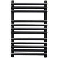 Towelrads Double Iridio Matt Black Towel Radiator - 1200 x 500mm