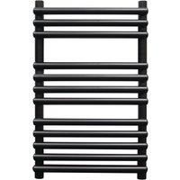 Towelrads Double Iridio Matt Black Towel Radiator - 1500 x 500mm