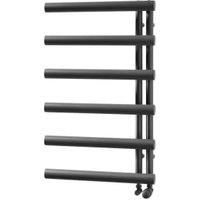 Towelrads Mayfair Matt Black Towel Radiator - 795 x 500mm