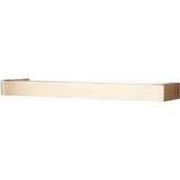 Towelrads Elcot Brushed Brass Dry Electric Towel Bar - 630mm