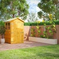 Power Apex 4' x 4' Double Door Garden Shed