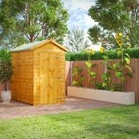 Power Apex Garden Shed | Power Sheds | Wood Shiplap T&G | Sizes 4x4 up to 10x6