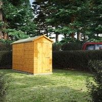 Power Apex Garden Shed | Power Sheds | Wood Shiplap T&G | Sizes 4x4 up to 10x6