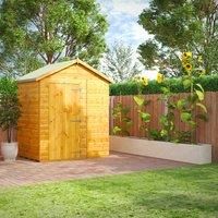 POWER Sheds wooden shed. 4x6 apex wooden garden shed. Windowless shed 4 x 6.