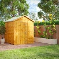 Power Apex Windowless Garden Shed - 6' x 6'