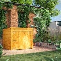 Power Pent 6' x 6' Bike Shed