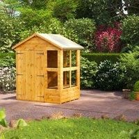 Power Apex 4' x 6' Double Door Potting Shed