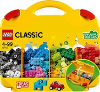 LEGO 10713 Classic Creative Suitcase, Toy Storage Case with Fun Buildiing Craft