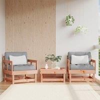 Garden Chairs 2 pcs Solid Wood Douglas