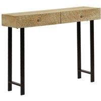 Console Table Solid Mango Wood 102x30x79 cm