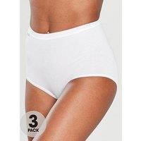 Sloggi Basic Maxi Full Brief,  4 Pack. Available in White, Black or Skin.