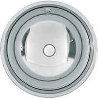 Rondo Under-Mounted or Inset Vanity Basin No Tap Holes 294mm (87729)