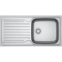 Franke Antea 1 Bowl Stainless Steel Inset Sink with Reversible Drainer 1000mm x 500mm (330CF)