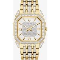 Mens Bulova Crystal Octava Square Watch