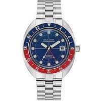 Bulova Men's Watch Automatic GMT Blue/Red Oceanographer 96B405