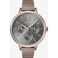 Hugo Boss Unisex-Adult Multi dial Quartz Watch with Stainless Steel Strap 1502424