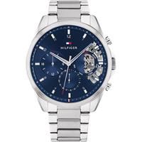 Tommy Hilfiger Analogue Multifunction Quartz Watch for Men with Silver Stainless Steel Bracelet - 1710448