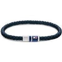 Tommy Hilfiger Jewelry Men/'s Leather Bracelet Blue - 2790294