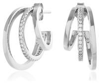 Olivia Burton Silver Classic Multi Loop Hoops Earrings