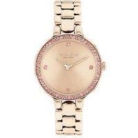 Ladies Coach Chelsea Carnation Gold IP Watch