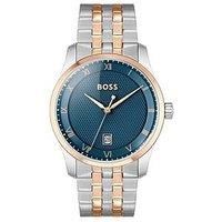 Boss Gents Hugo #Grip Light Gold Ip Bracelet Watch