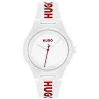 HUGO #LIT for HIM Men/'s Analogue Quartz Watch with Silicone Strap - 1530345