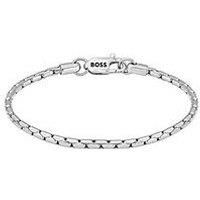 BOSS Jewelry Men/'s EVAN Collection Chain Bracelet STAINLESS STEEL - 1580605M