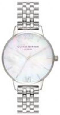 Olivia Burton Classic White And Silver Bracelet Watch