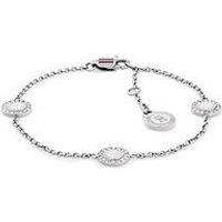 Tommy Hilfiger Jewelry Women/'s Bracelet in Stainless Steel with Charms Embellished with Crystals - 2780904