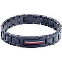 Tommy Hilfiger Mens Blue Ip Bracelet