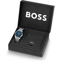 Boss Gents Boss Principle Watch And Card Holder Gift Set