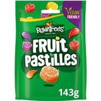 Rowntree/'s Fruit Pastilles Sweets Sharing Pouch, 143g (Pack of 10)